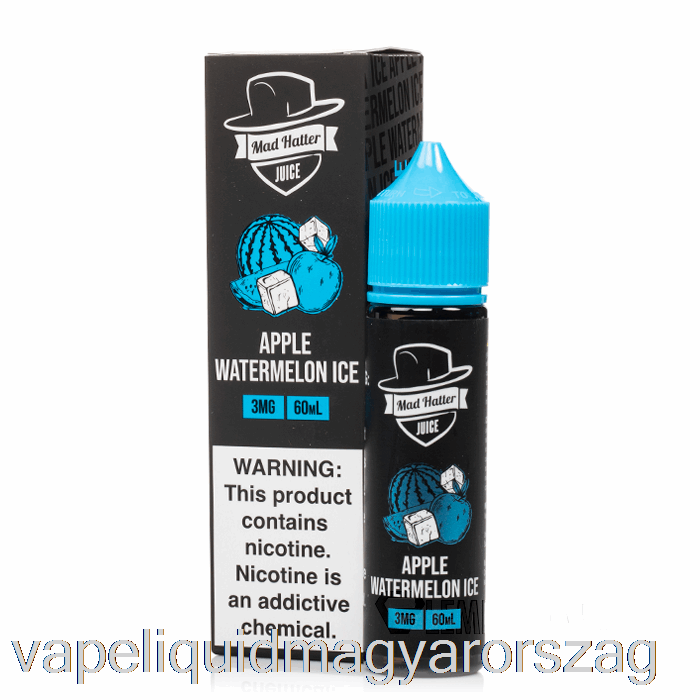 Alma Görögdinnye Jég - őrült Kalapos - 60 Ml 0 Mg Vape E Cigi